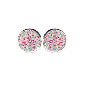 Watercolor Dots Earrings - Polka Dots